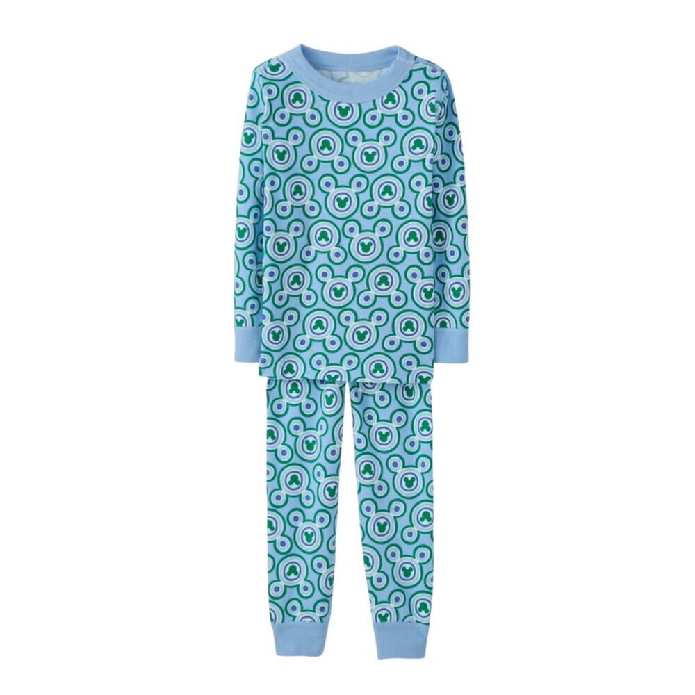 🆕 Hanna Andersson NWT Blue Mickey Mouse Print. Size 3